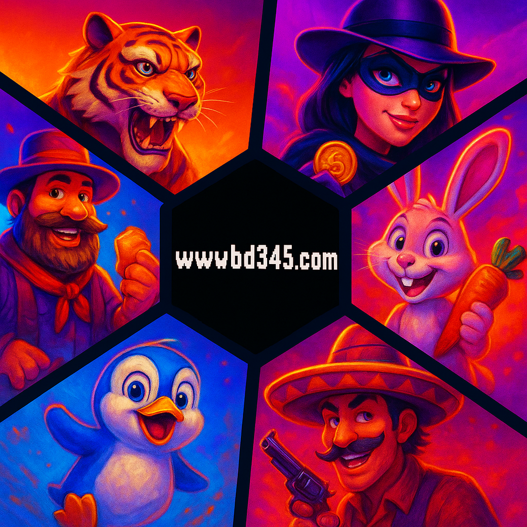 bd345 প্ল্যাটফর্মের বিভিন্ন গেম বিভাগের প্রদর্শনী চিত্র